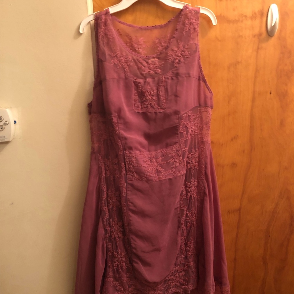 Purple free people dress